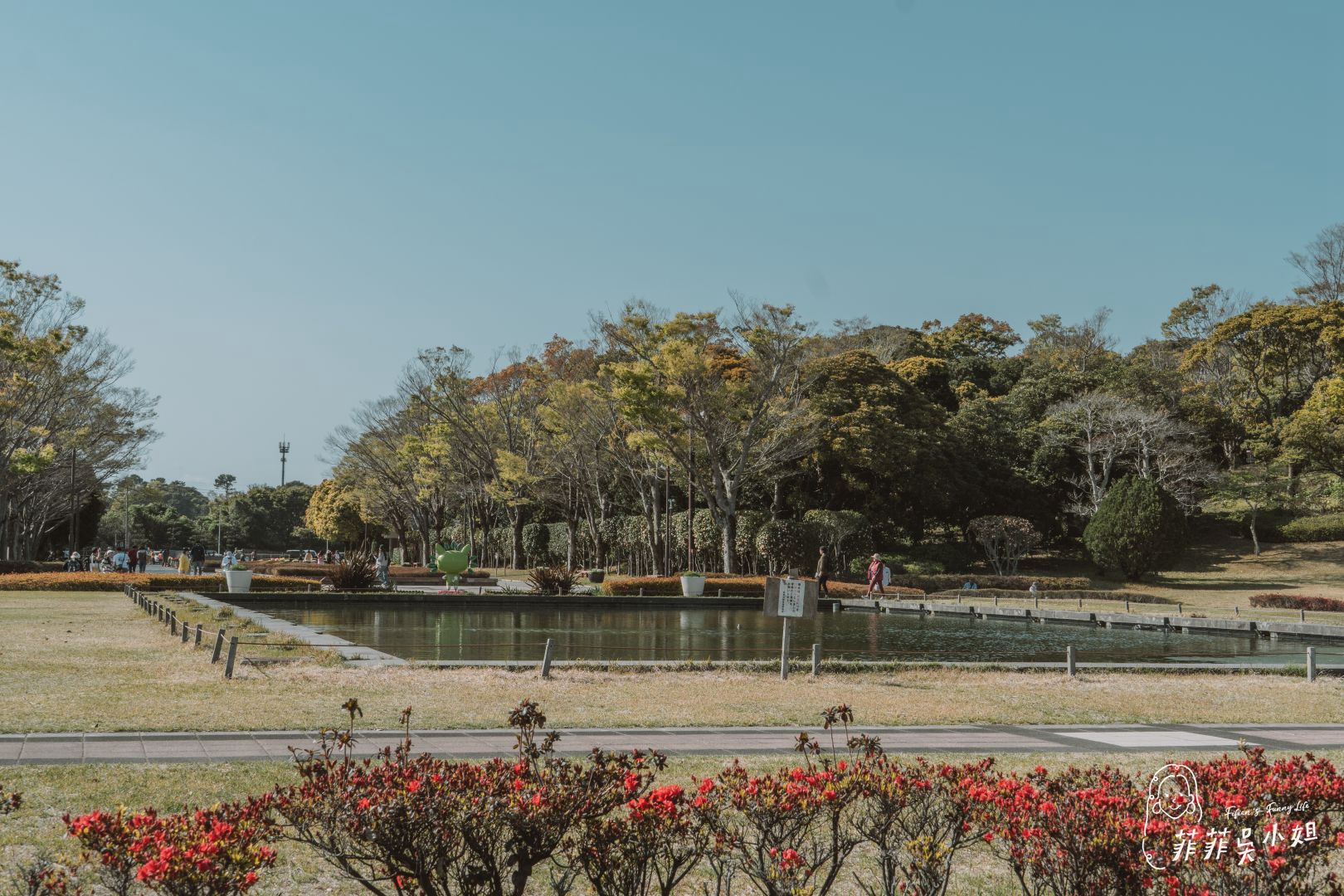 鹿兒島吉野公園，春季賞櫻聖地，眺望壯觀的櫻島火山 @菲菲吳小姐