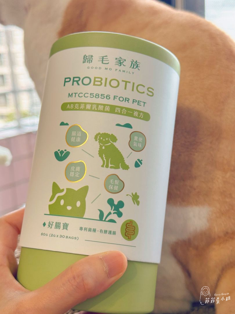 毛孩必備保健品！歸毛家族 GOOD寶系列-美膚寶+好腸寶，維持皮毛亮麗、換季掉毛期，日常打底保養不能少 @菲菲吳小姐