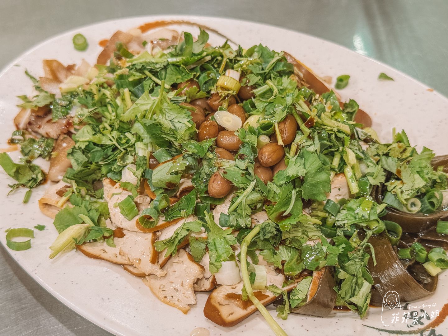 三星麵店 涼拌皮蛋豆腐一生推 宜蘭三星50年在地老店 @菲菲吳小姐