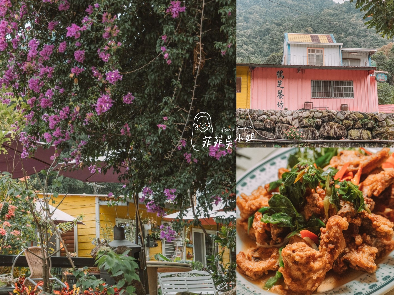 鶴芝庭園餐坊，台中松鶴部落美食，平價合菜吃飽飽 @菲菲吳小姐