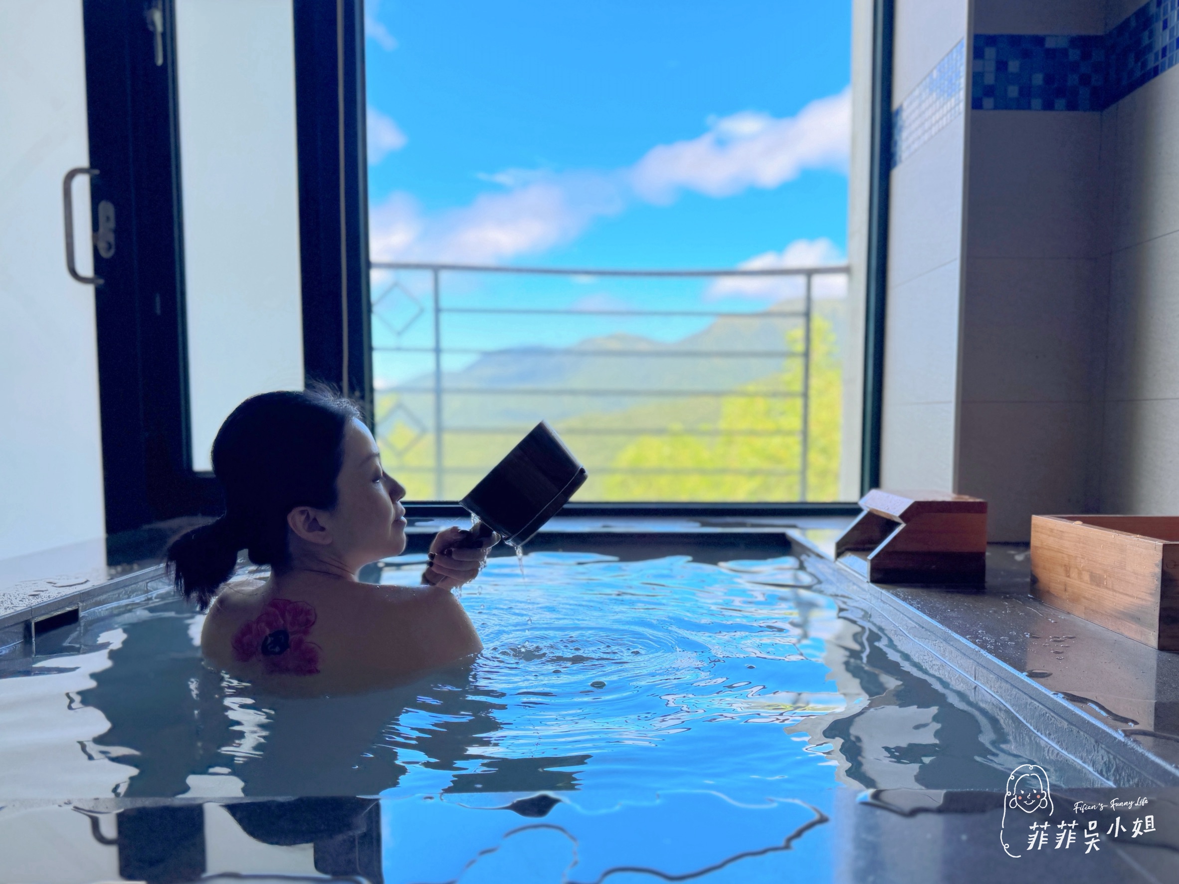 陽明山懶人露營，蟬說：暖硫 一泊二食，暖居露營車+泡湯趣 @菲菲吳小姐